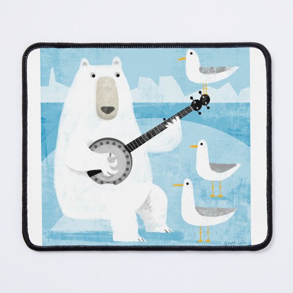 Item preview, Polar Bear on Banjo!  designed and sold by gklucas.