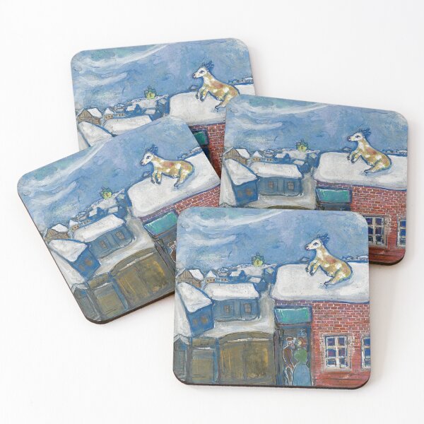 Item preview, A village in winter classic artwork by marc chagall  designed and sold by Golido.