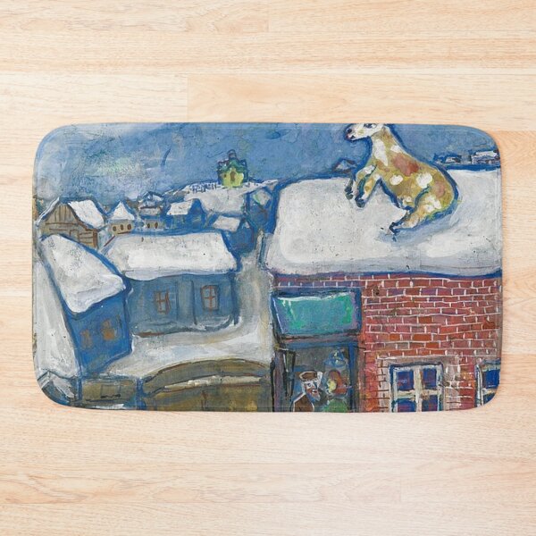 Item preview, A village in winter classic artwork by marc chagall  designed and sold by Golido.