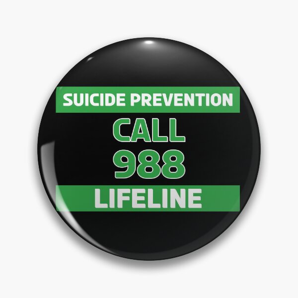 Item preview, Suicide Prevention Hotline 988 designed and sold by BatShirtsCrazy.