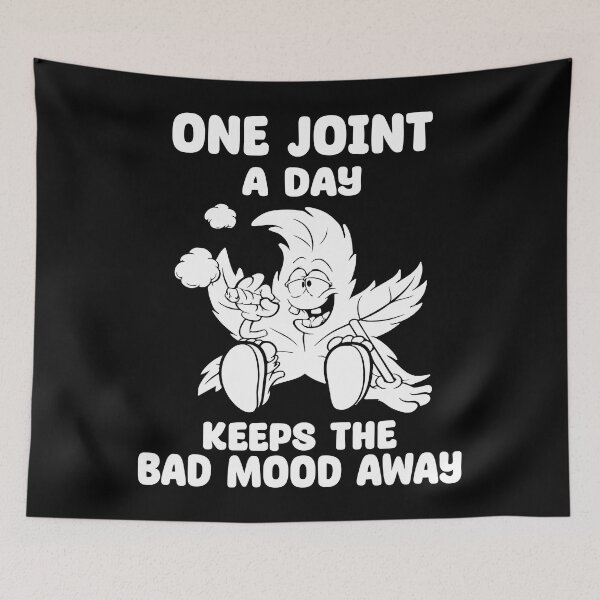 Item preview, One Joint A Day Keeps the Bad Mood Away designed and sold by Lezbo1986.