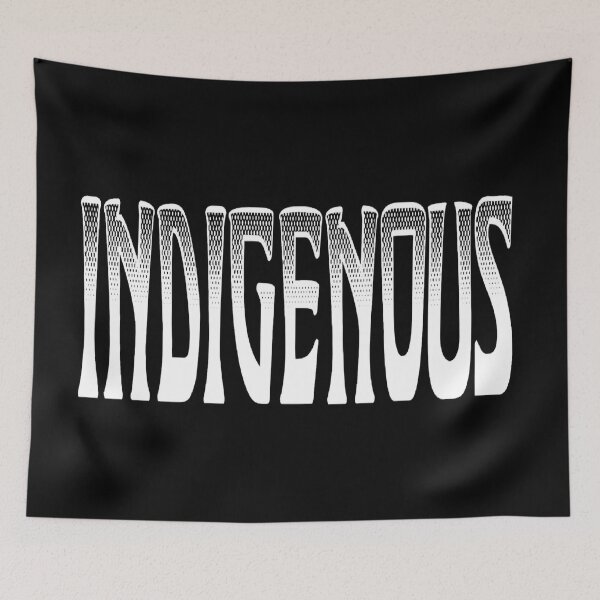 Item preview, Indigenous / White designed and sold by JMWCD.