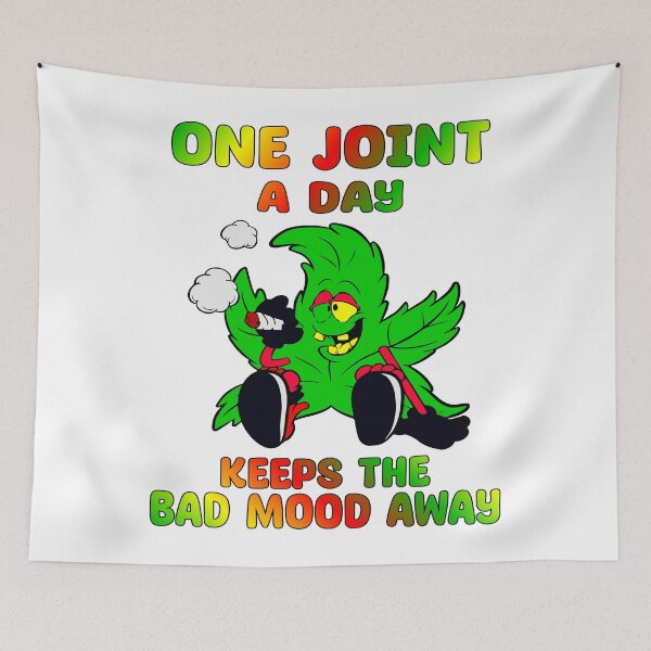 Item preview, One Joint A Day Keeps the Bad Mood Away designed and sold by Lezbo1986.