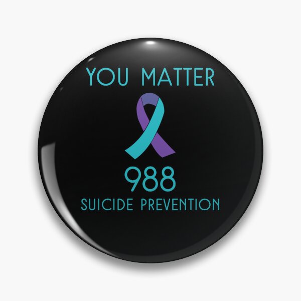 Item preview, Suicide Prevention 988 Hotline designed and sold by BatShirtsCrazy.