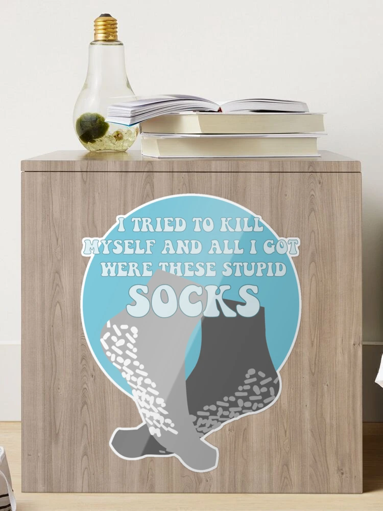 Stupid Socks Sticker for Sale by pickledguts