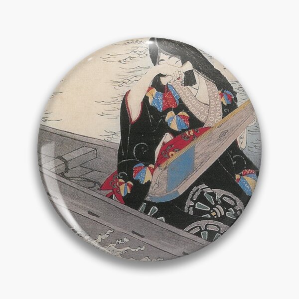 Item preview, Ariko weeps in the moonlight Beautiful Japanese Art designed and sold by Yumede.