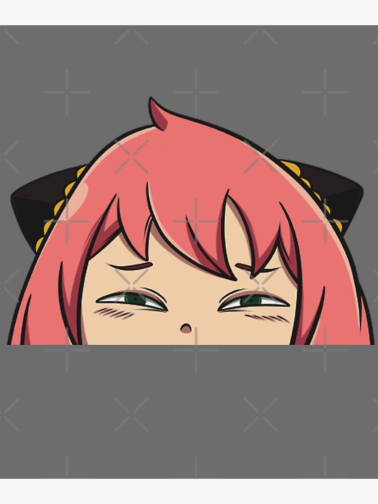 Póster «Anya Smug Face Heh - Spy X Family» de animehani | Redbubble
