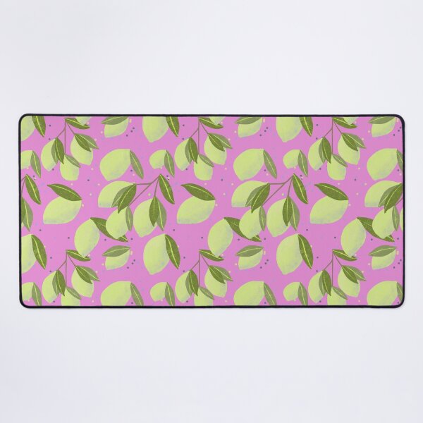 Item preview, Pastel Lemons on Bright Pink designed and sold by Jaima-OLoughlin.