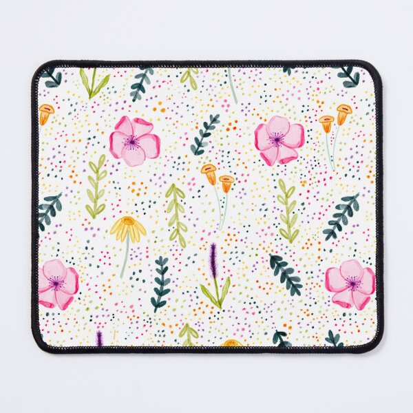 Item preview, Dotted and Hand Drawn Floral Pattern designed and sold by KRJ Design.