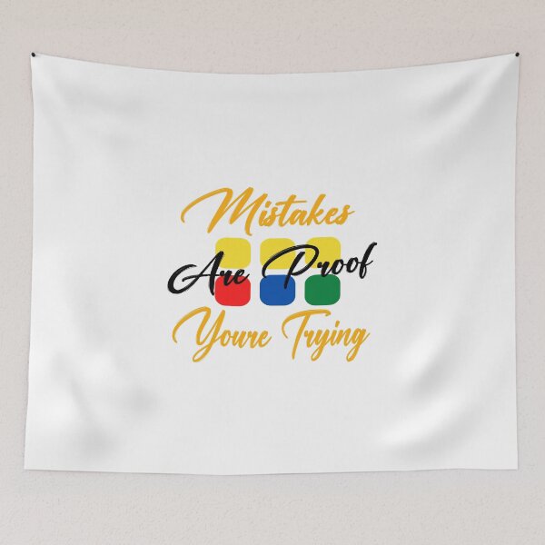 Item preview, Mistakes Are Proof Youre Trying designed and sold by Diverseideas.