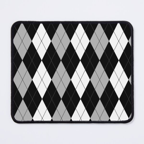 Item preview, Black and White Argyle Pattern designed and sold by Arianna Khalil.