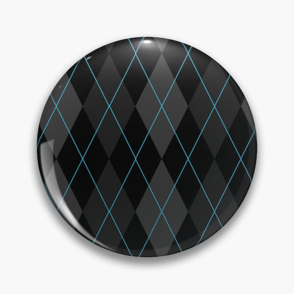 Item preview, Black Argyle Pattern (Blue accent) designed and sold by Arianna Khalil.