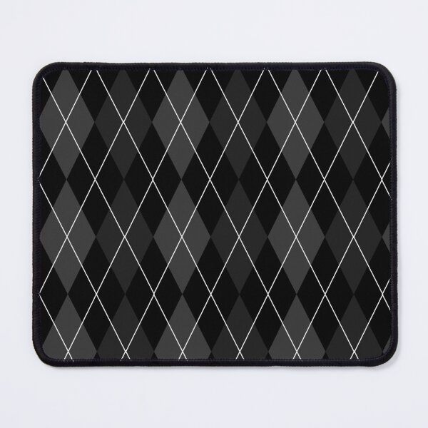 Item preview, Black Argyle Pattern (White accent) designed and sold by Arianna Khalil.