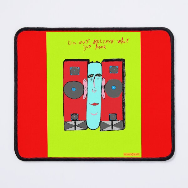 Item preview, Do Not Believe What You Hear.Red. designed and sold by sunandlion17.