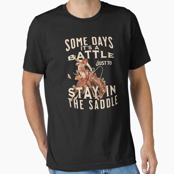 Item preview, An manchen Tagen ist es ein Kampf, einfach nur im Sattel zu bleiben designed and sold by No1Equestrian.