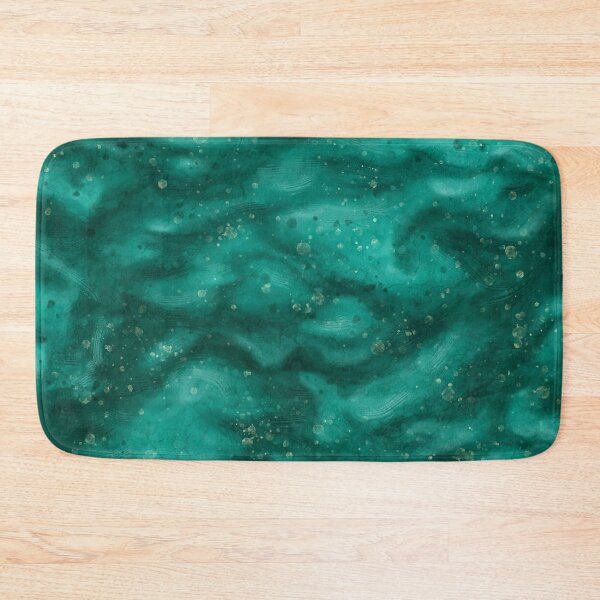 Item preview, Teal abstract painting texture, wavy water effect designed and sold by NadiaChevrel.