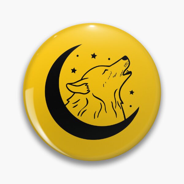 Item preview, wolf moon silhouette designed and sold by SolArt88.