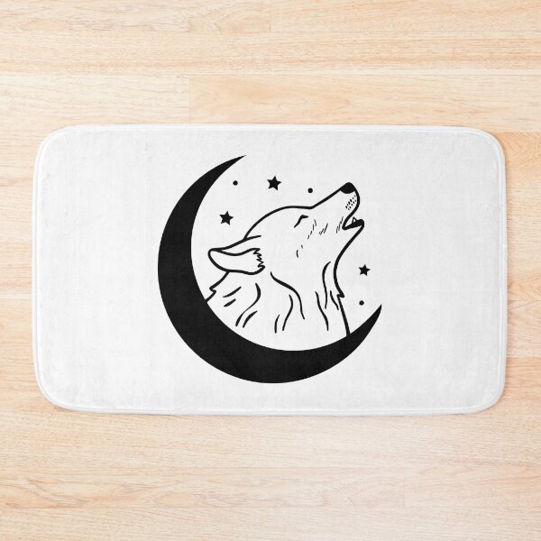 Item preview, wolf moon silhouette designed and sold by SolArt88.