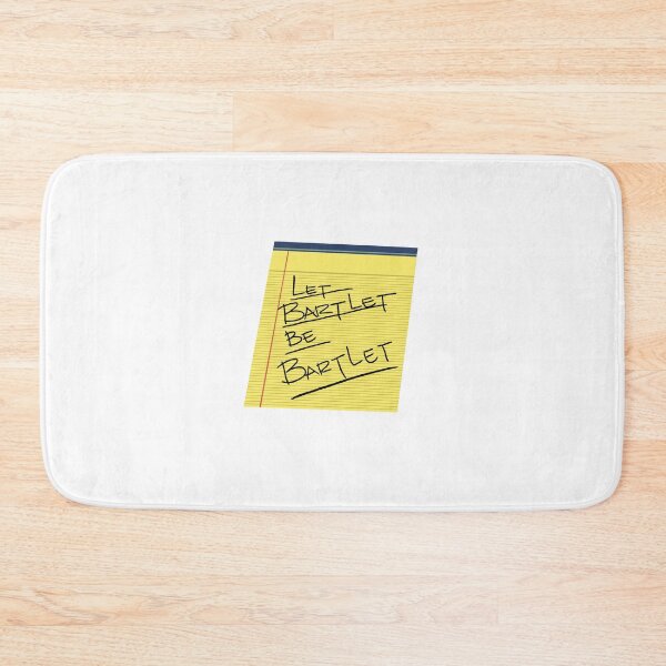 Item preview, Let Bartlet Be Bartlet Notepad - West Wing designed and sold by jessguida.