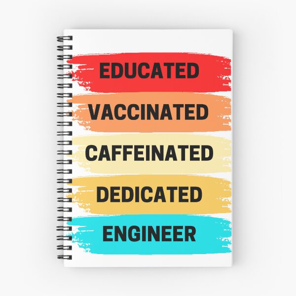 Item preview, Educated, Vaccinated, Caffeinated, Dedicated, Engineer - Gift for Professional  designed and sold by KereetsaOne.