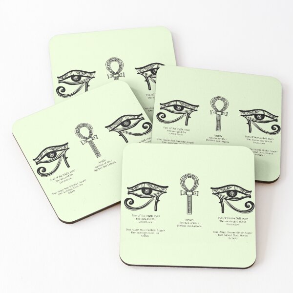 Item preview, Egyptian symbol of life - Eye of Ra - Eye of Horus - Egyptian God of the sun  - The sun god Ra - Eye of Ra and Horus designed and sold by ABIR ILLUSTRATION.