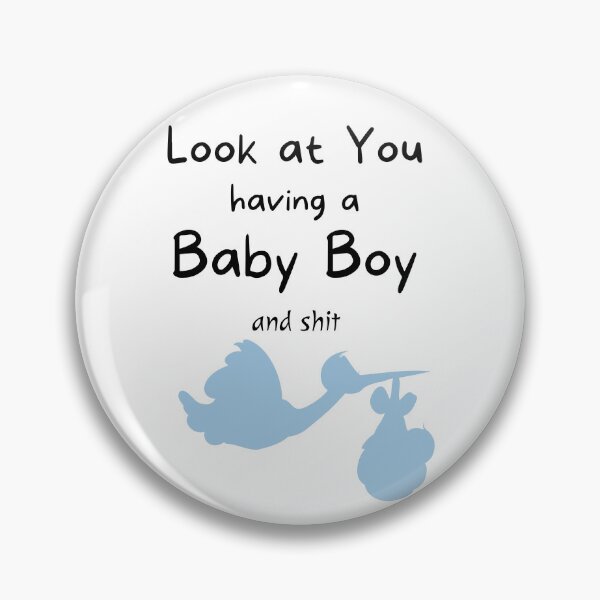 Item preview, Newborn baby boy gift, funny print new parents of baby boy designed and sold by HappyVibesAlert.