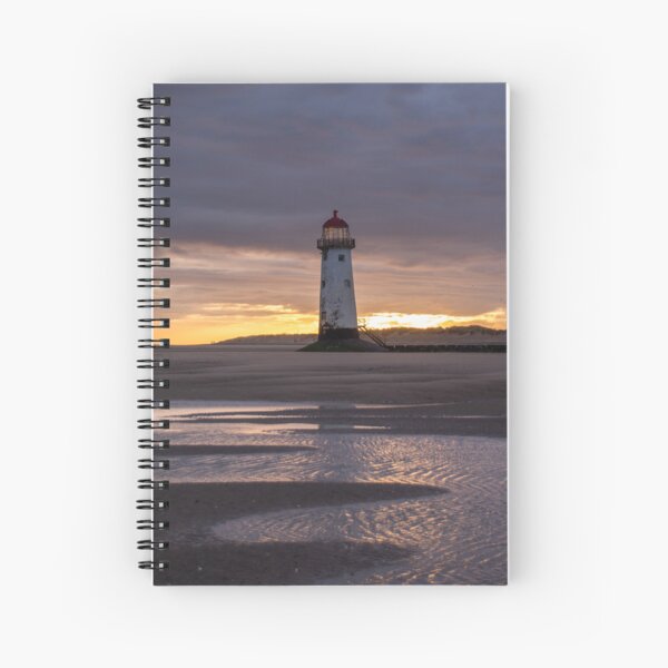 Talacre Sunrise Pools Spiral Notebook