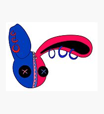 Zipper Bunny Photographic Print
