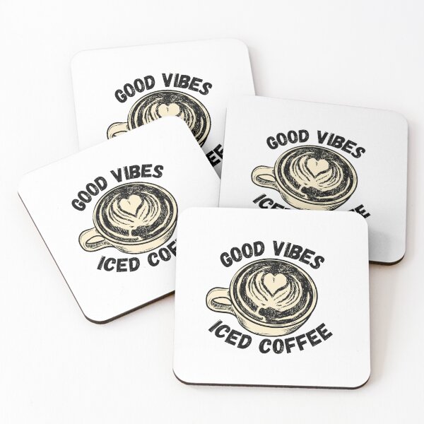Item preview, Good Vibes Iced Coffee - Coffee Quotes designed and sold by Redone Dzn.