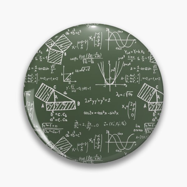 Item preview, Math Problems on Green Blackboard designed and sold by the-Nerdlings.