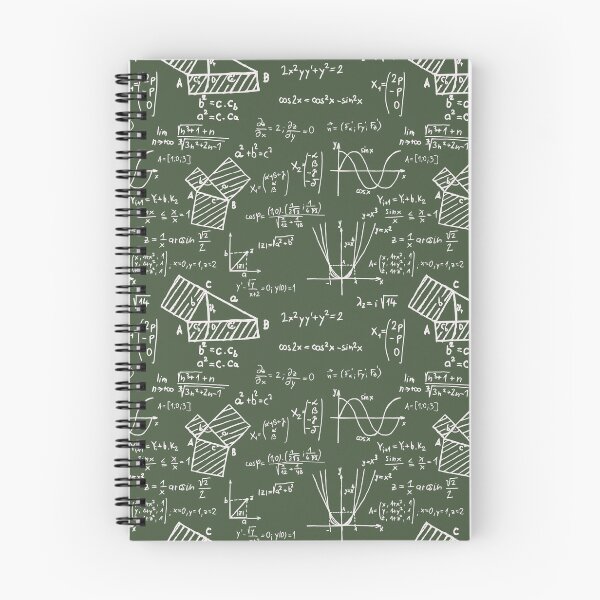 Item preview, Math Problems on Green Blackboard designed and sold by the-Nerdlings.