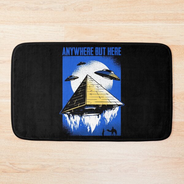 Item preview, Anywhere But Here Funny Alien For Extraterrestrial Life Fans designed and sold by Nessshirts.