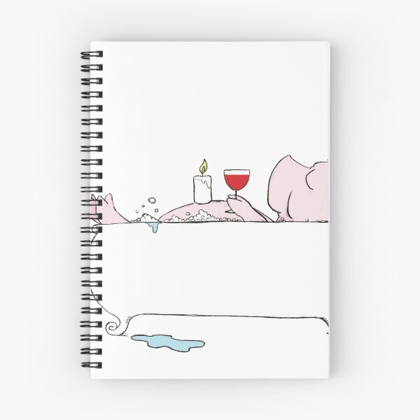 Item preview, Pig relaxing in the bathtub with some wine designed and sold by RickE.