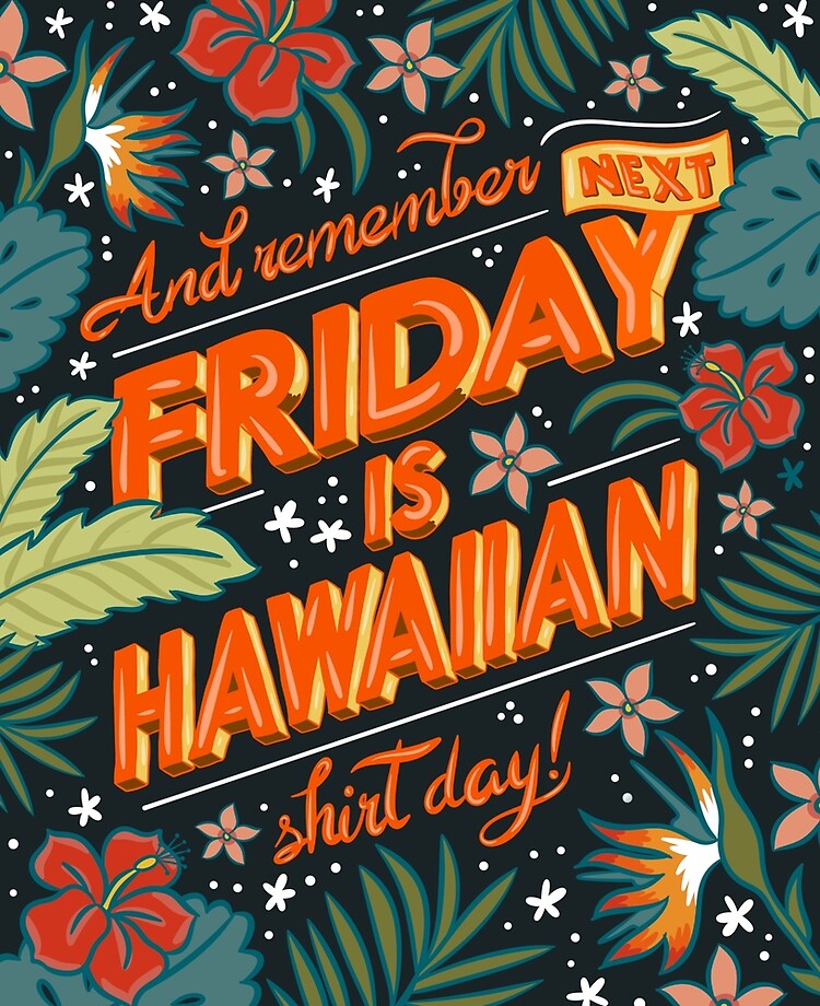 Hawaiian shirt Poster for Sale by kathrynmstein