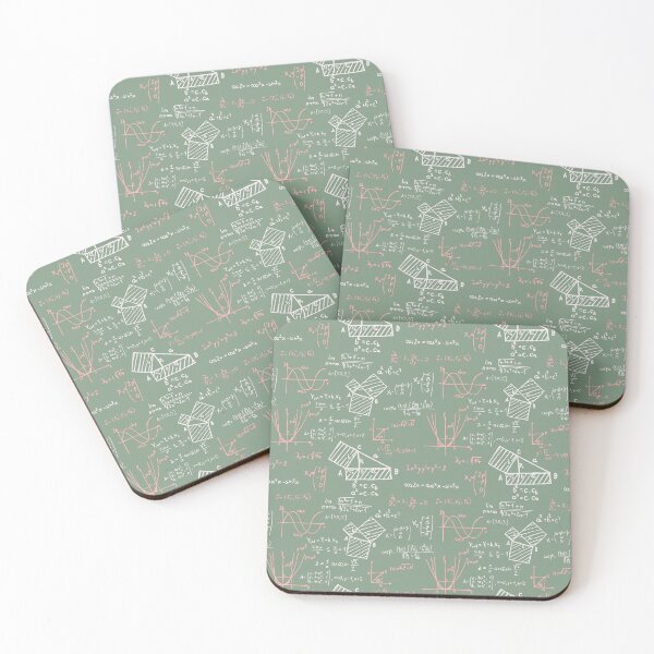 Item preview, Math Problems on Light Green Board designed and sold by the-Nerdlings.