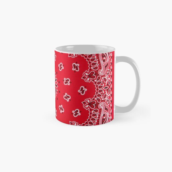 Hydro Homies - 11oz Colored Handle and Rim Coffee Mug, Red