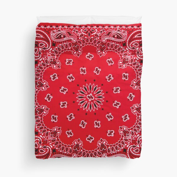 Bandana - Red Duvet Cover