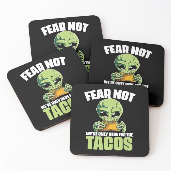 Item preview, Fear Not Funny Extraterrestrial Alien Pun For A Taco Lover designed and sold by Nessshirts.