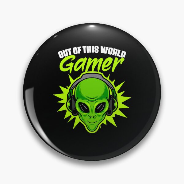 Item preview, Out Of This World Funny Extraterrestrial Alien Pun For Gamer designed and sold by Nessshirts.