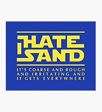 For sand haters (yellow) Photographic Print