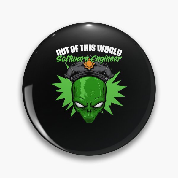 Item preview, Out Of This World Funny Alien Believer For Software Engineer designed and sold by Nessshirts.