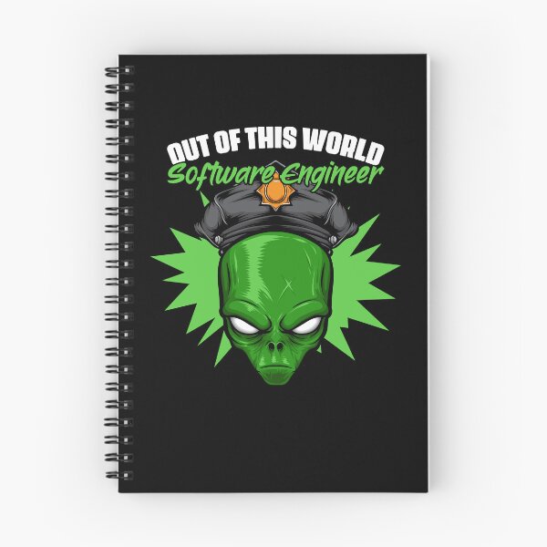 Item preview, Out Of This World Funny Alien Believer For Software Engineer designed and sold by Nessshirts.