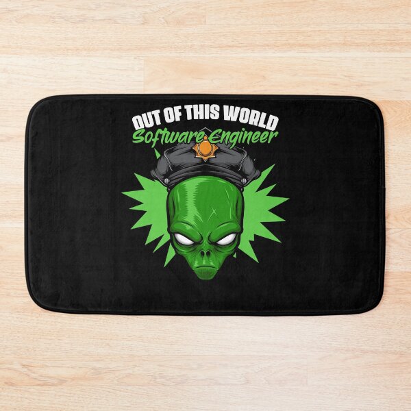 Item preview, Out Of This World Funny Alien Believer For Software Engineer designed and sold by Nessshirts.