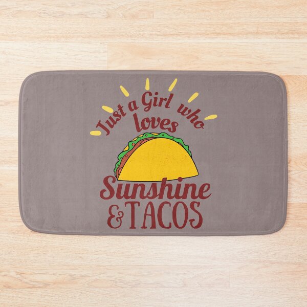 Item preview, Just A Girl Who Loves Sunshine and Tacos Lover Summer designed and sold by SunfullyYours.