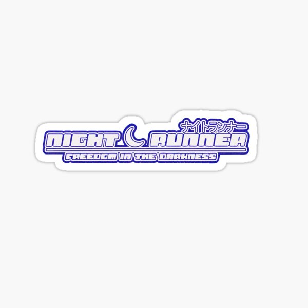 "Night Runner" Sticker for Sale by CassLynn2 | Redbubble