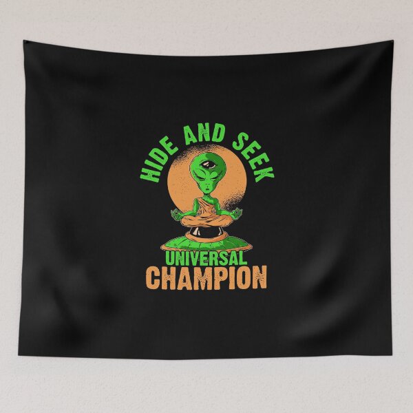 Item preview, Hide And Seek Champ Funny Extraterrestrial Pun For Alien Fan designed and sold by Nessshirts.
