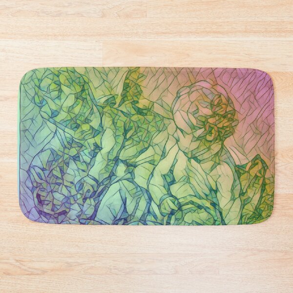 Item preview, Winged Putti with Flowers remade with Rainbow Colors designed and sold by FlippinTurtles.