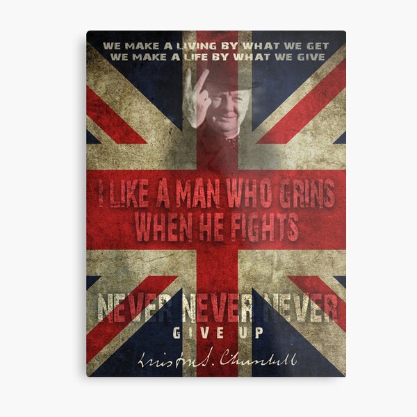 churchill Metal Print
