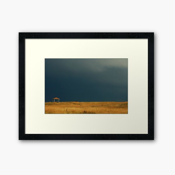 Lonely Shelter Framed Art Print