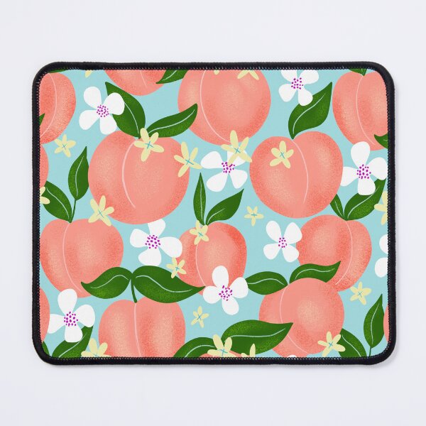 Item preview, Peach florals designed and sold by Papergrape.